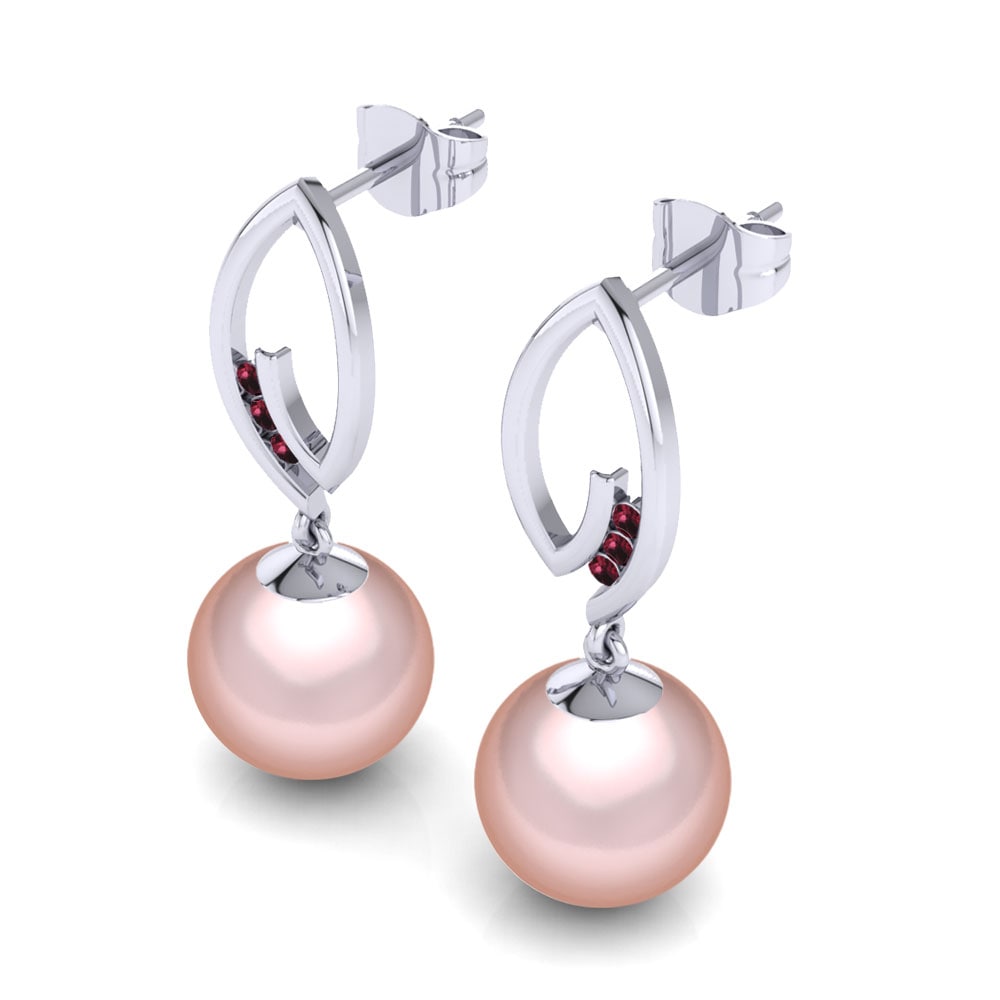 Granate Pendiente de mujer Dignity Ø10 mm
