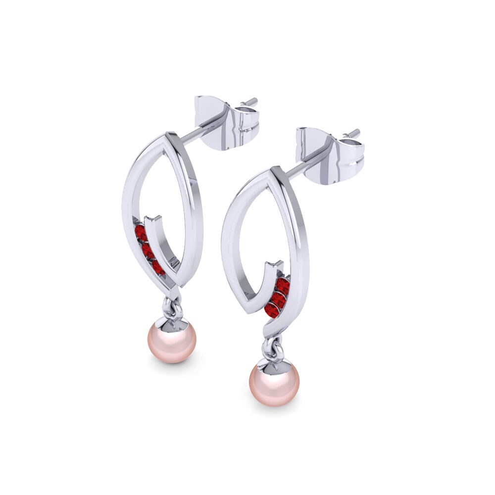 Paladio 950 Pendiente de mujer Dignity Ø4 mm