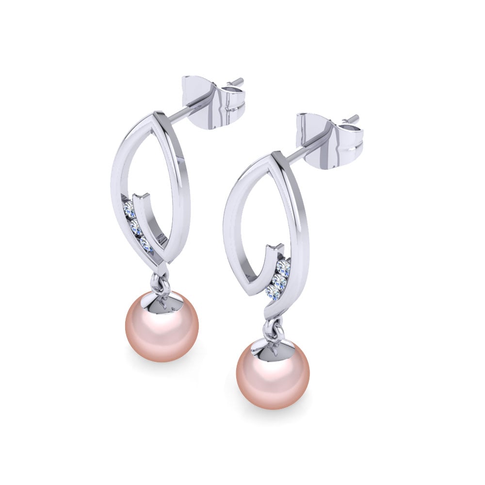 Paladio 950 Pendiente de mujer Dignity Ø6 mm