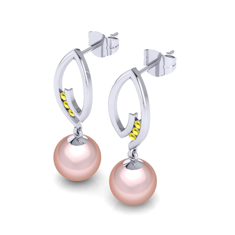 Yellow Sapphire Women's Earring Dignity