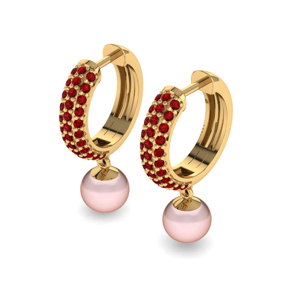 Red Zirconia Women's Earring Riva