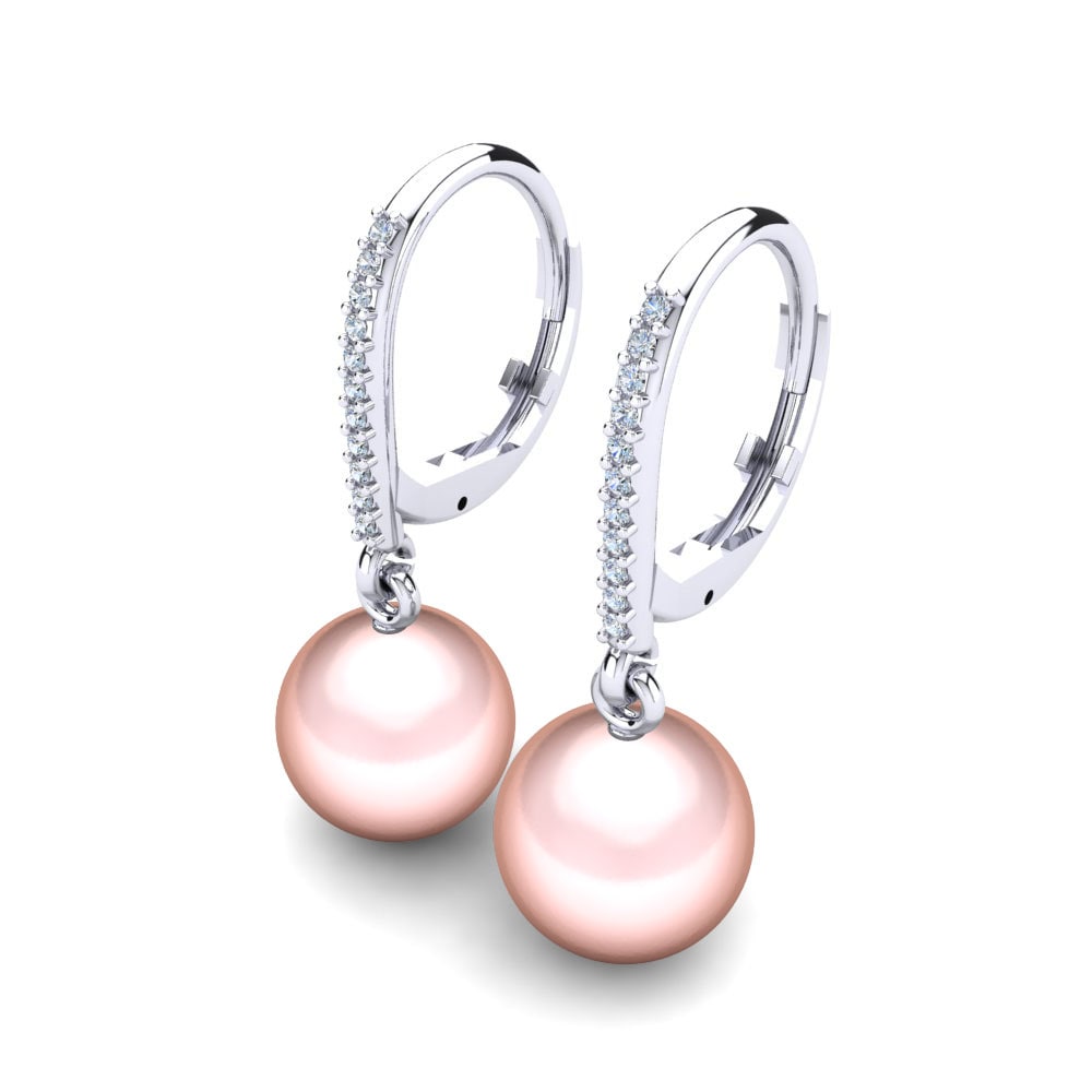 Paladio 950 Pendiente de mujer Cateline Ø10 mm