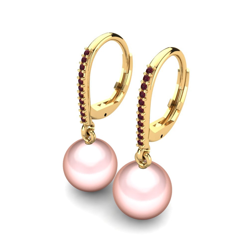 Granate Pendiente de mujer Cateline Ø10 mm