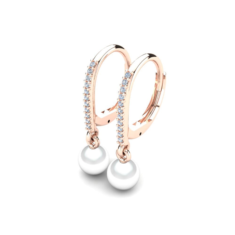 Circonita Pendiente de mujer Cateline Ø6 mm