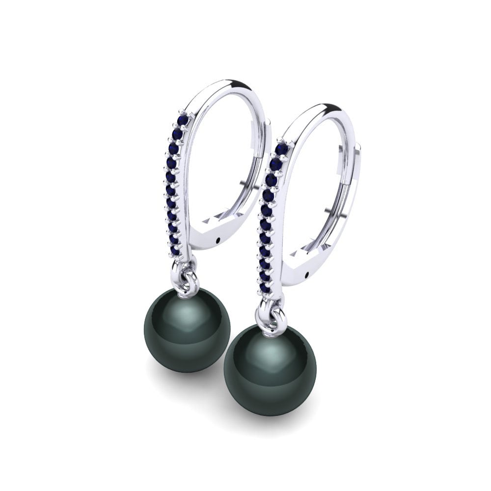 Dark Blue Zirconia Women's Earring Cateline