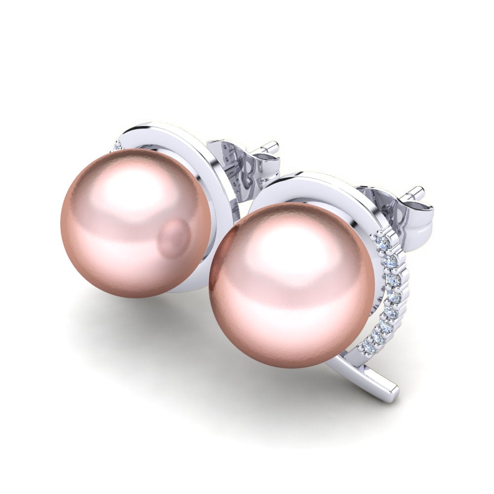 White sapphire Women's Earring Purisima Ø10 mm
