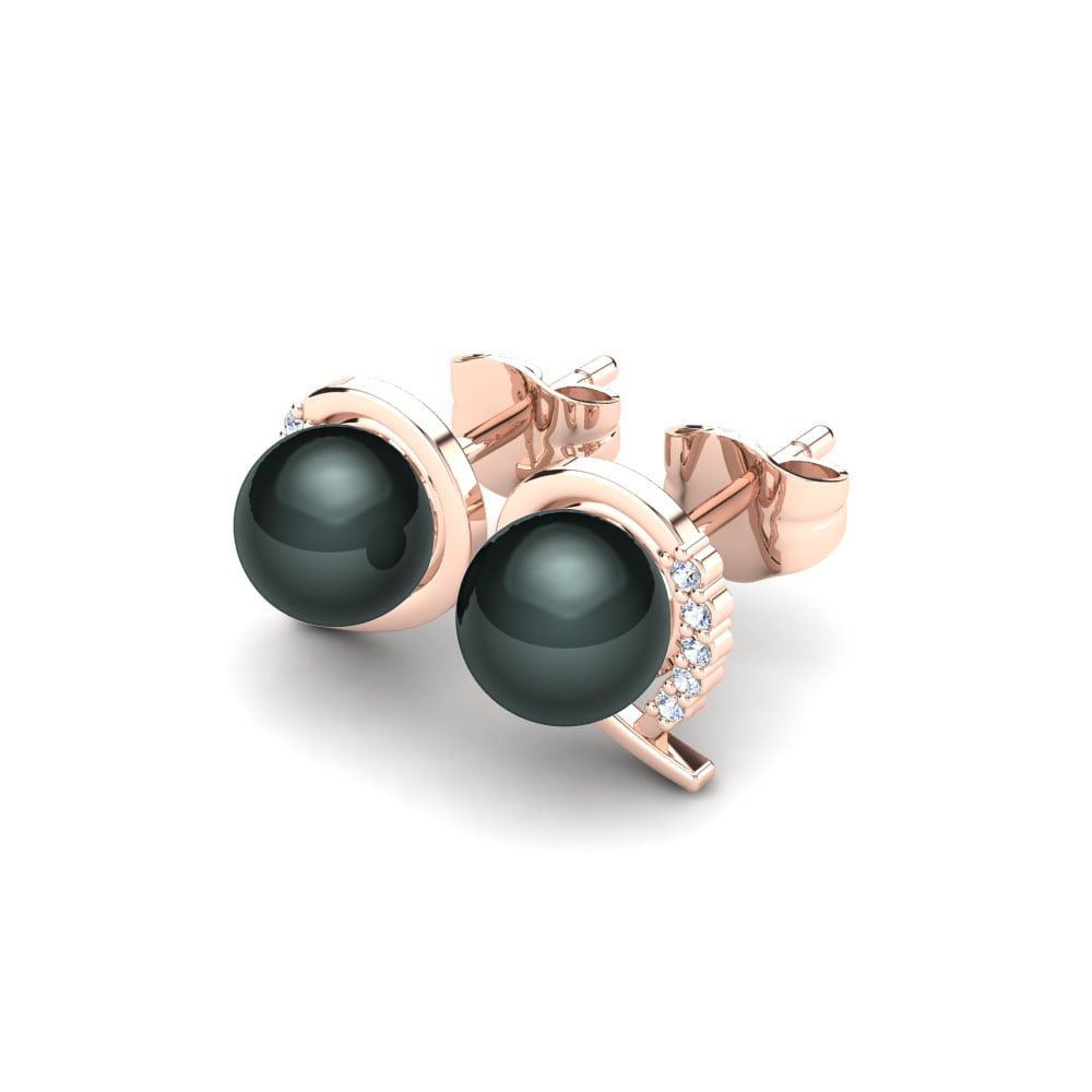 18k Rose Gold Women's Earring Purisima
