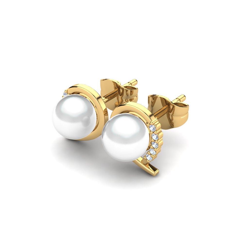 9ct Yellow Gold Women's Earring Purisima