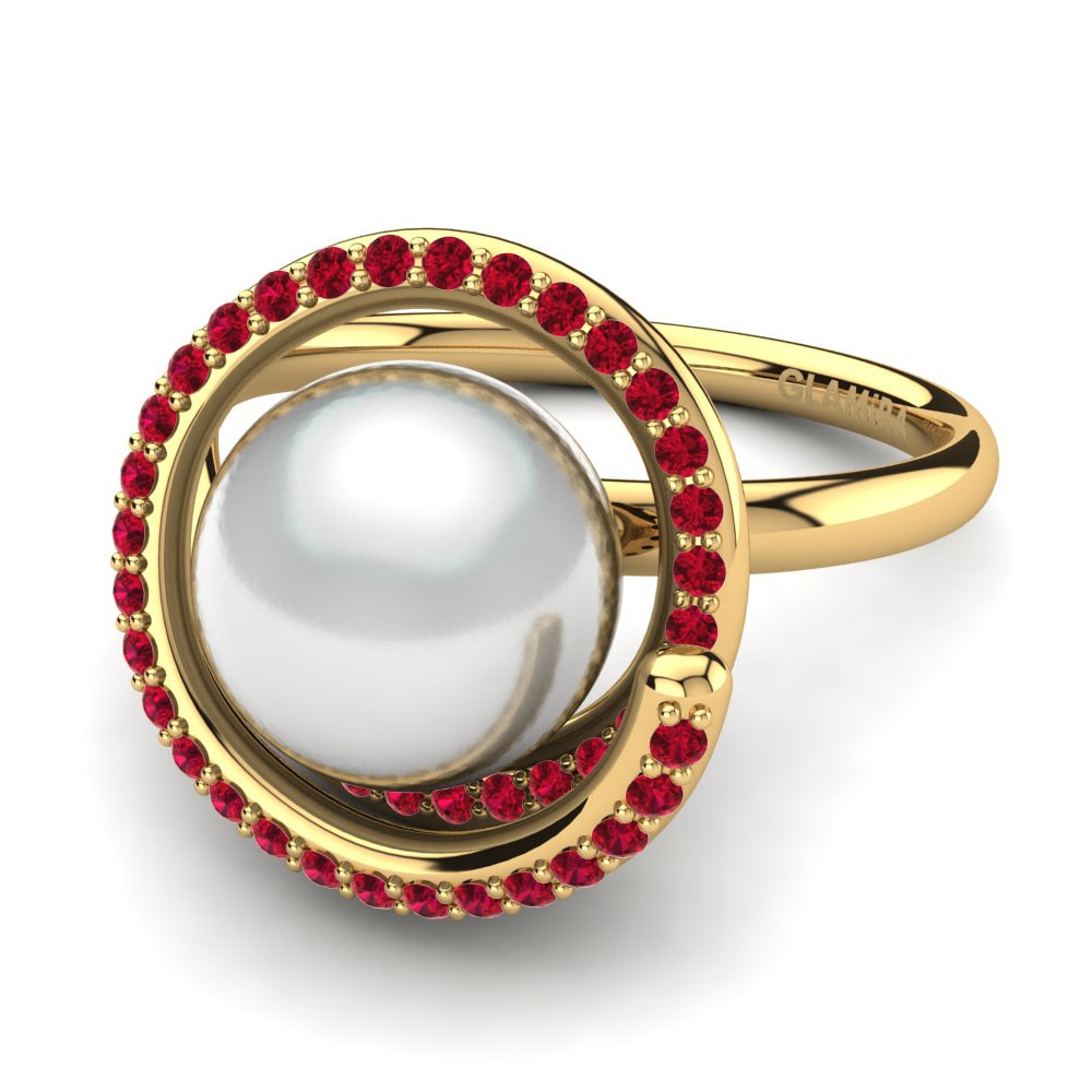 Circonita Roja Anillo Kimonie Ø8 mm