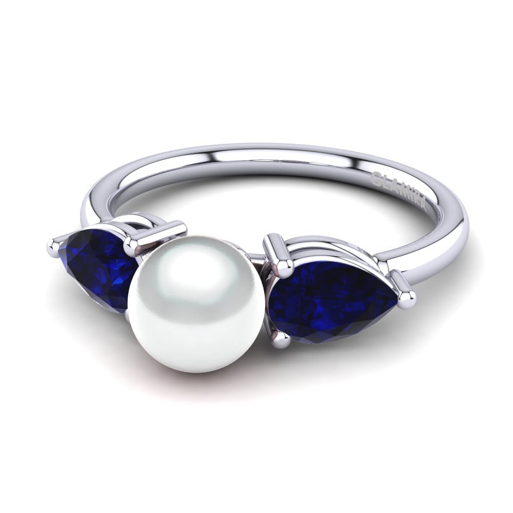 Circonita Azul Oscuro Anillo Laketria Ø6 mm