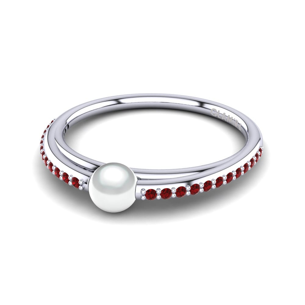 Circonita Roja Anillo Ledonia Ø4 mm