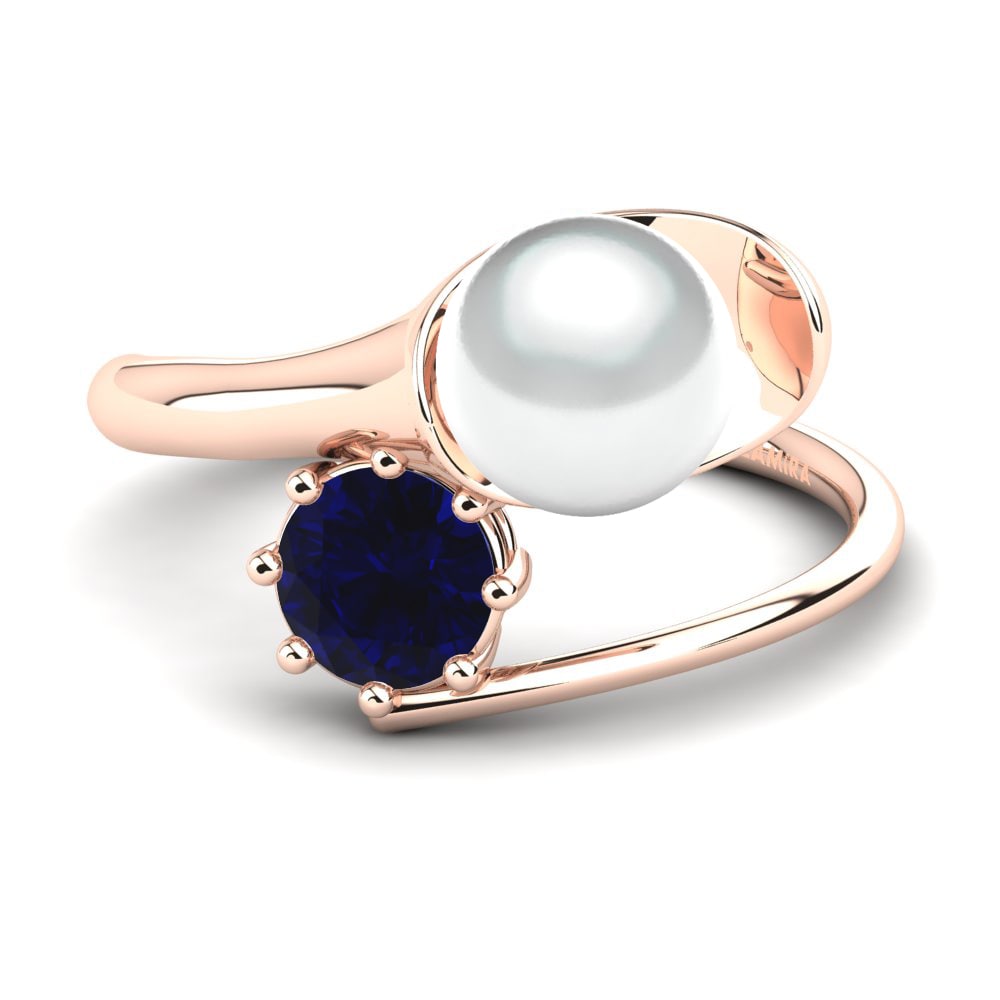 18ct Rose Gold Ring Leveria Ø8 mm
