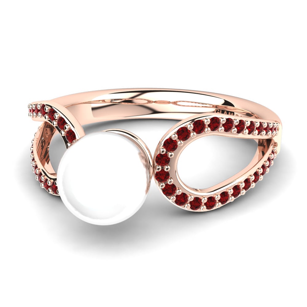 14k Oro Rosa Anillo Lithumi Ø6 mm