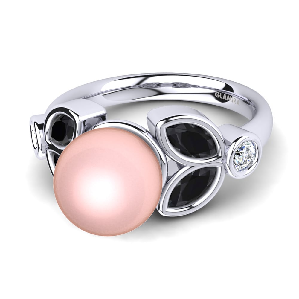 Marquesa Zafiro negro Anillo Littria Ø8 mm