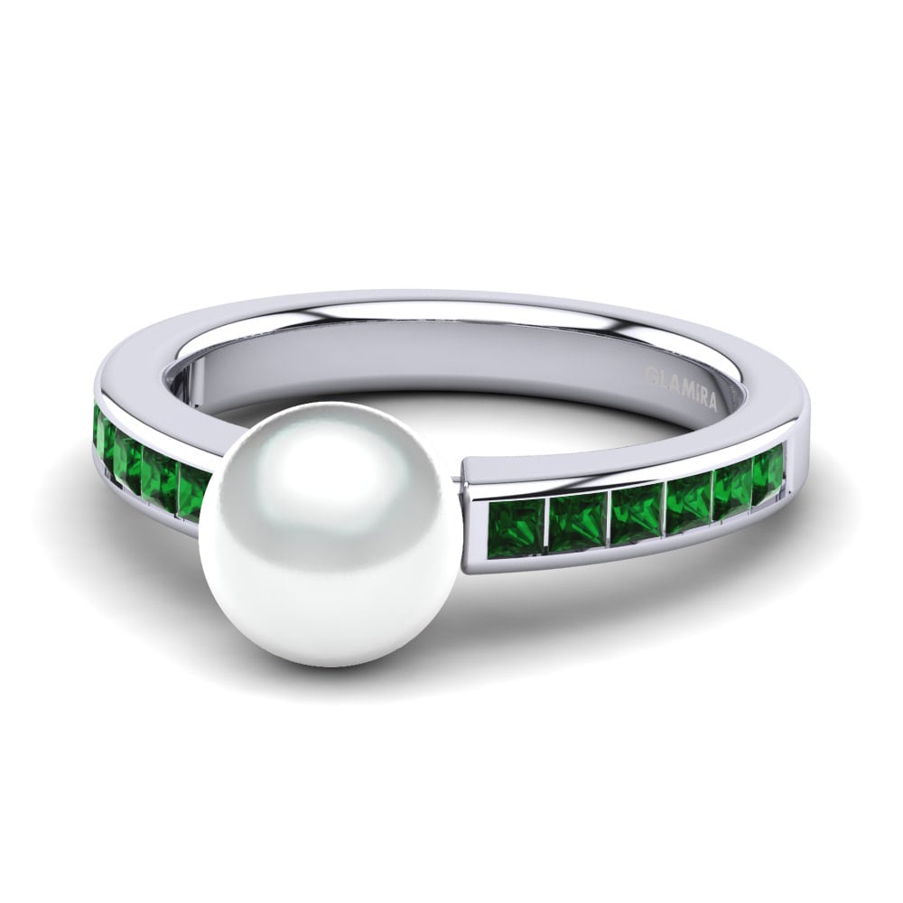 Circonita Verde Anillo Lorelli Ø8 mm