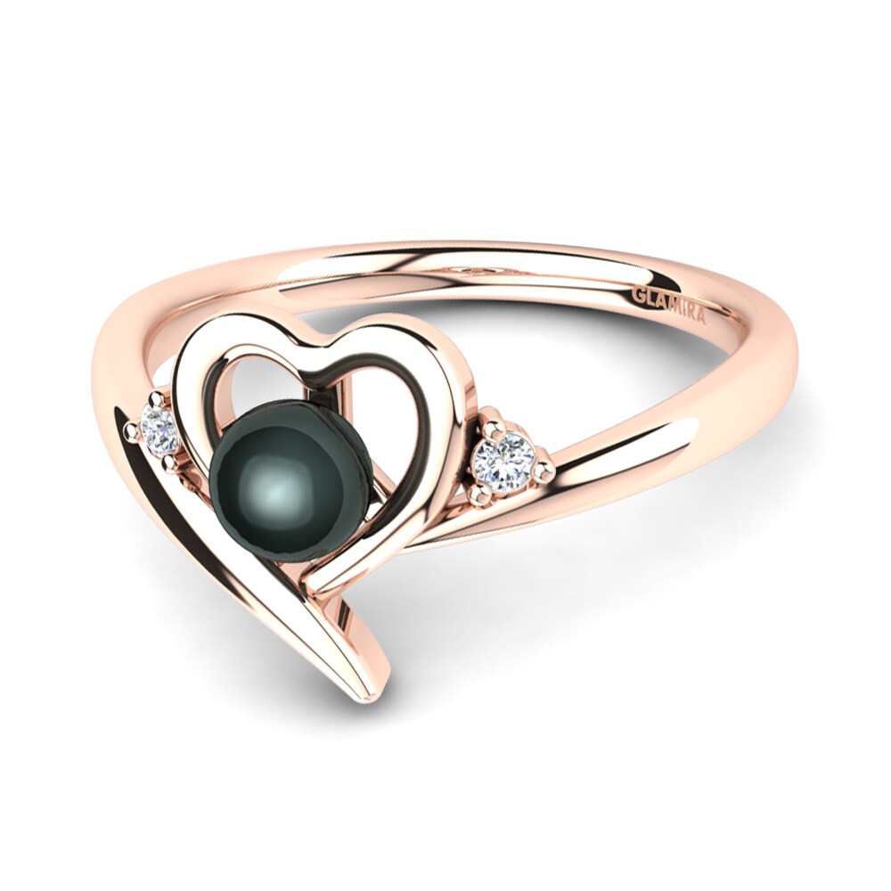 Oro Rosso 585 Anello Lornalee Ø4 mm