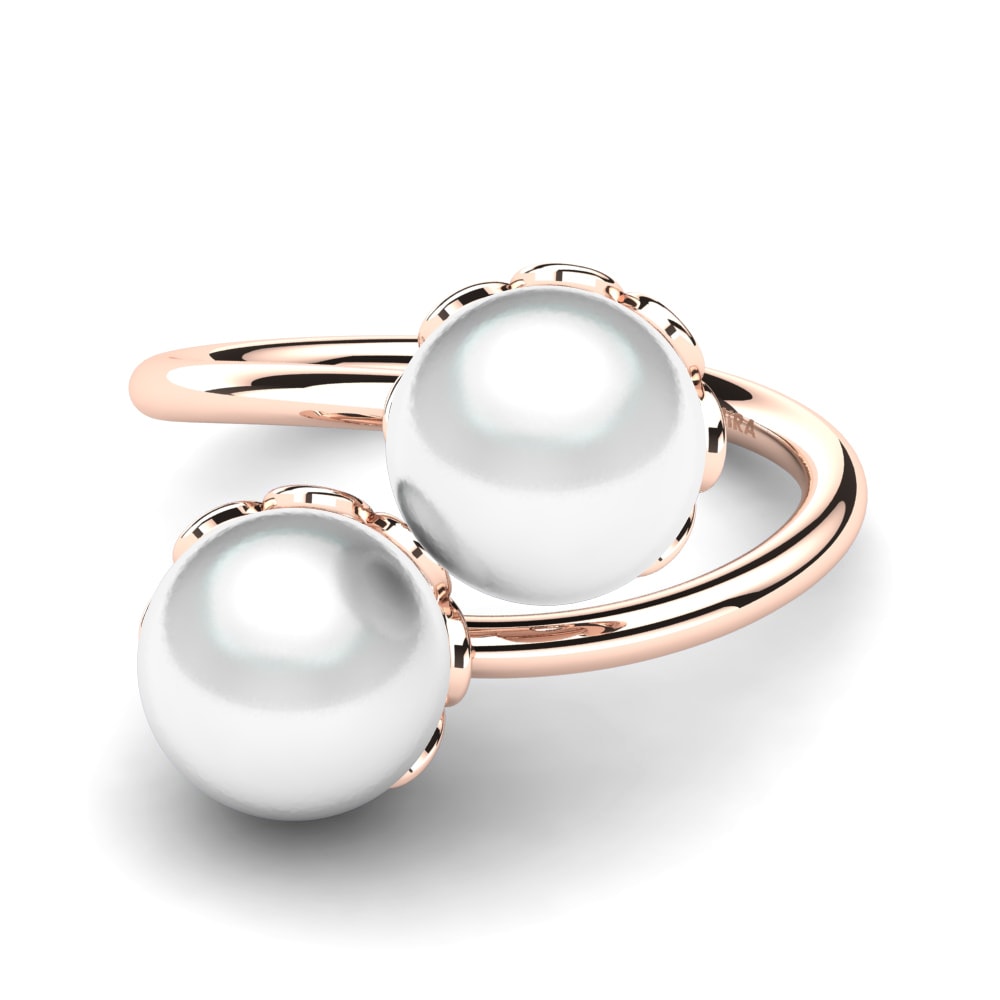 18ct Rose Gold Ring Liomar Ø6 mm