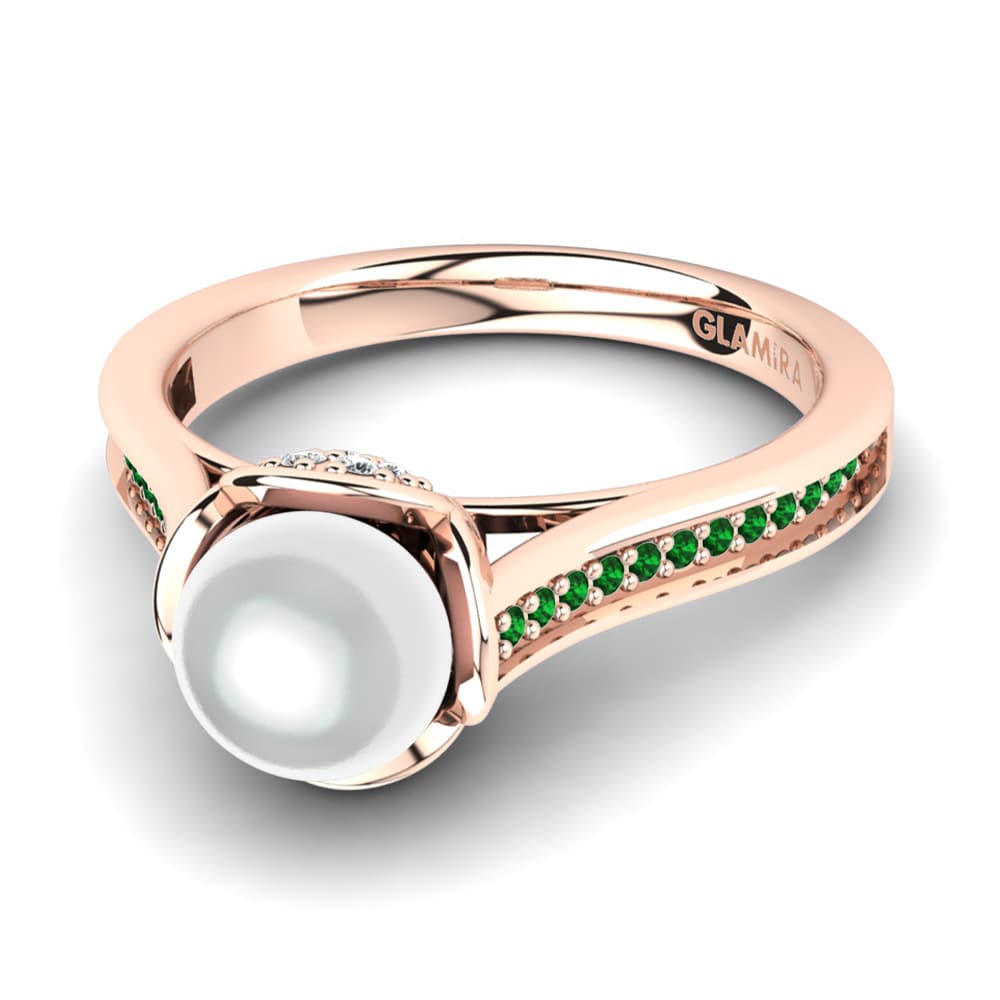 Circonita Verde Anillo Kanyatta Ø6 mm