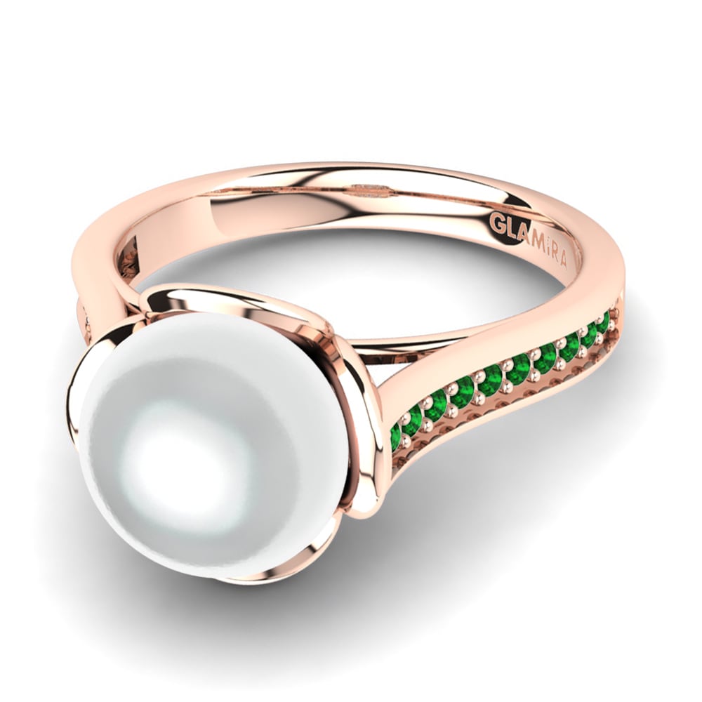 Circonita Verde Anillo Kanyatta Ø8 mm