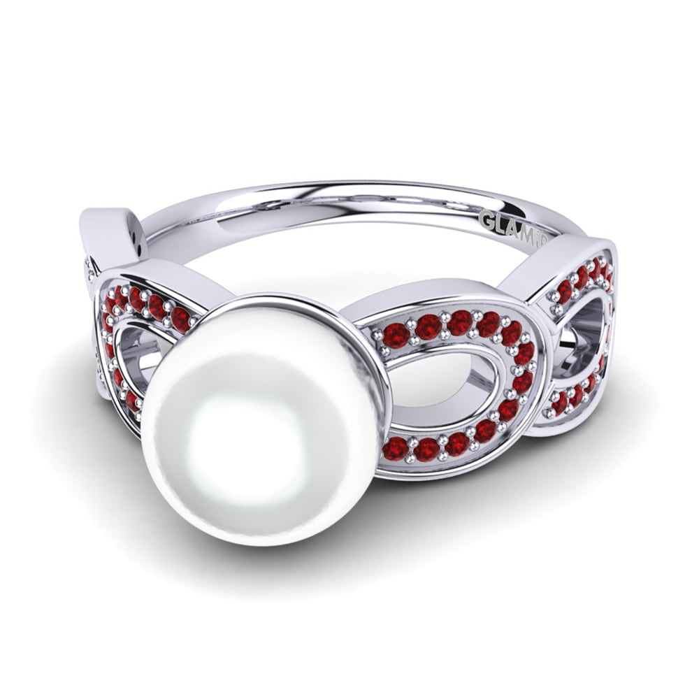 Circonita Roja Anillo Karlandra Ø8 mm