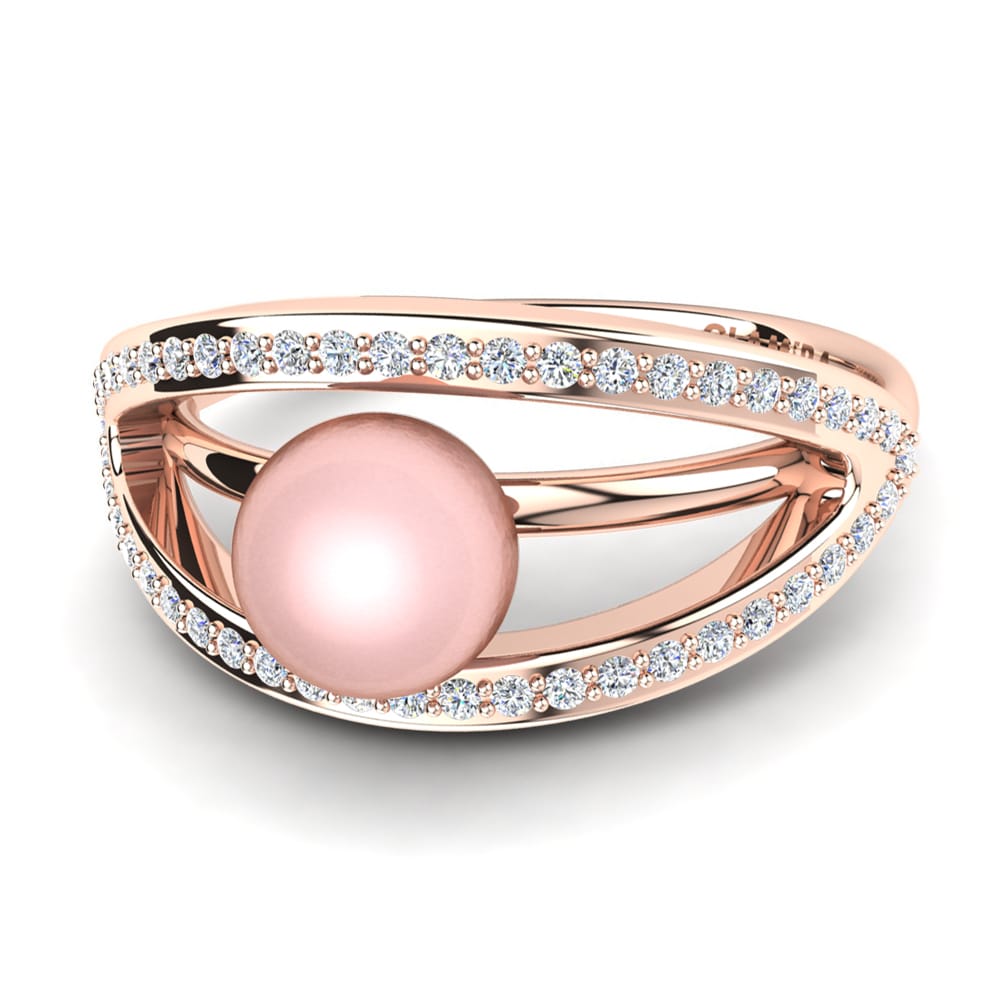 14k Oro Rosa Anillo Karletta Ø6 mm