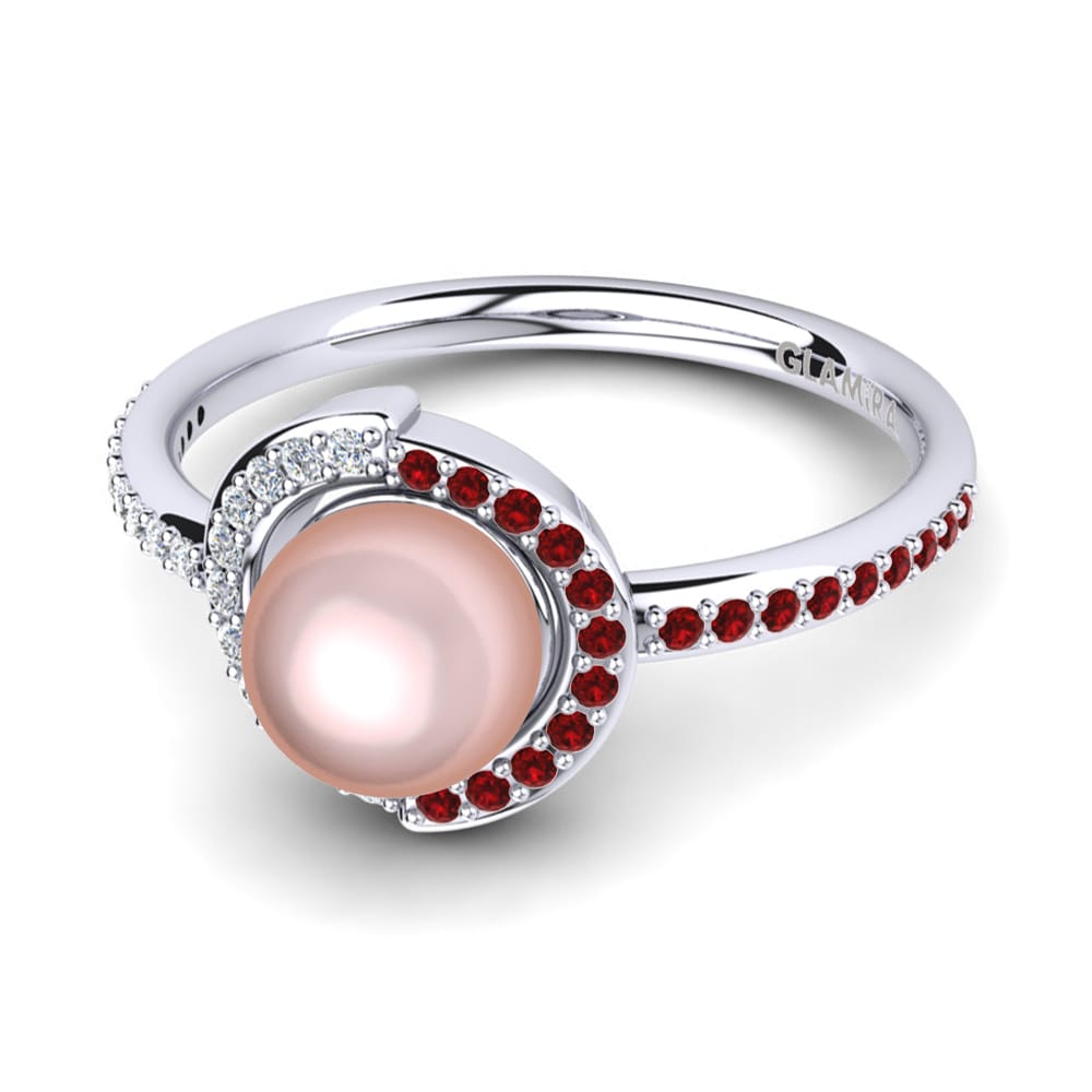 Rubí Anillo Karmarie Ø6 mm