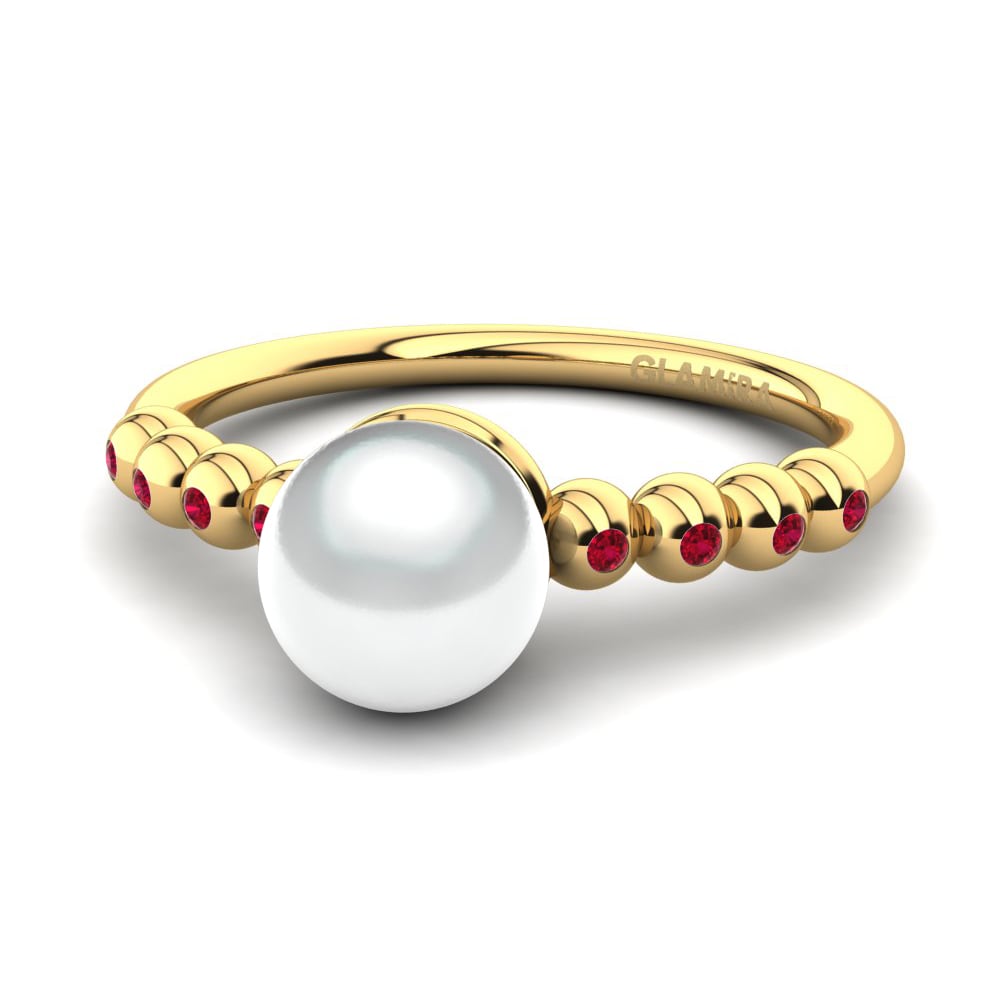 Circonita Roja Anillo Kayetta Ø6 mm