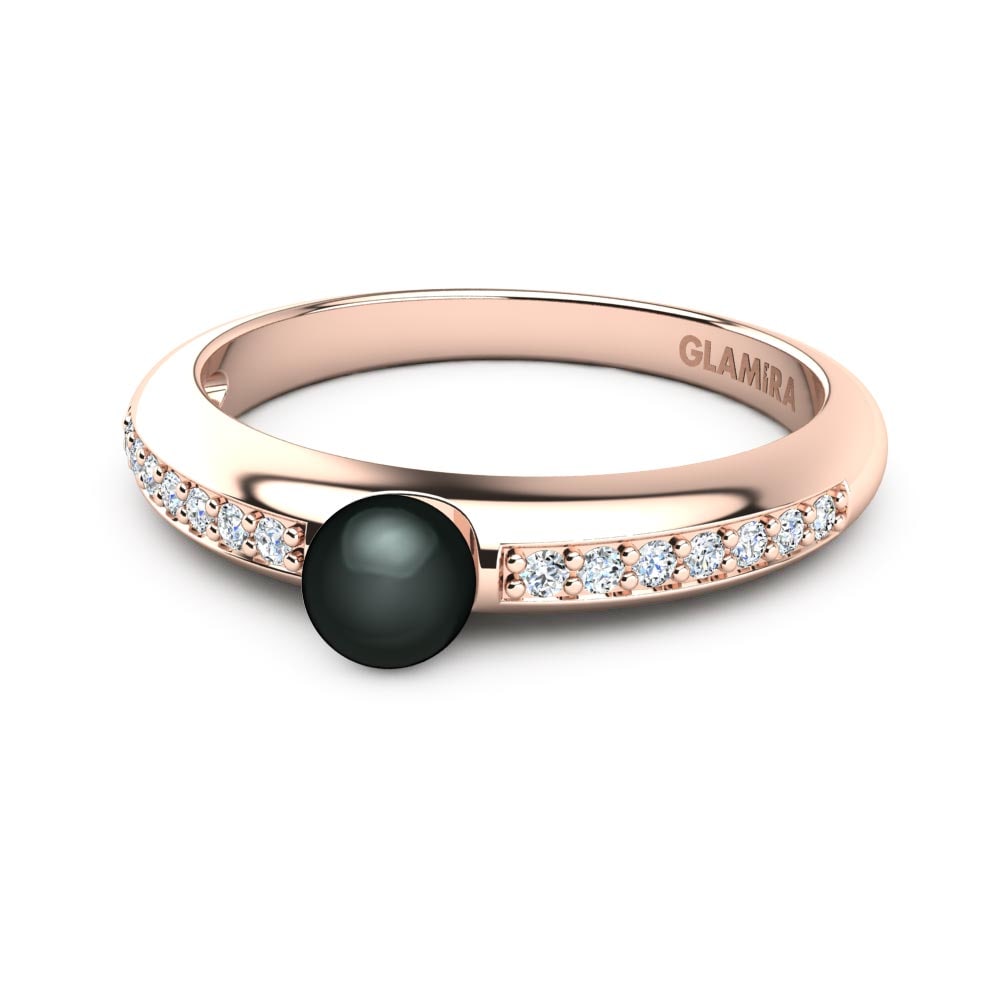 Cultured Pearls Zirconia Rings