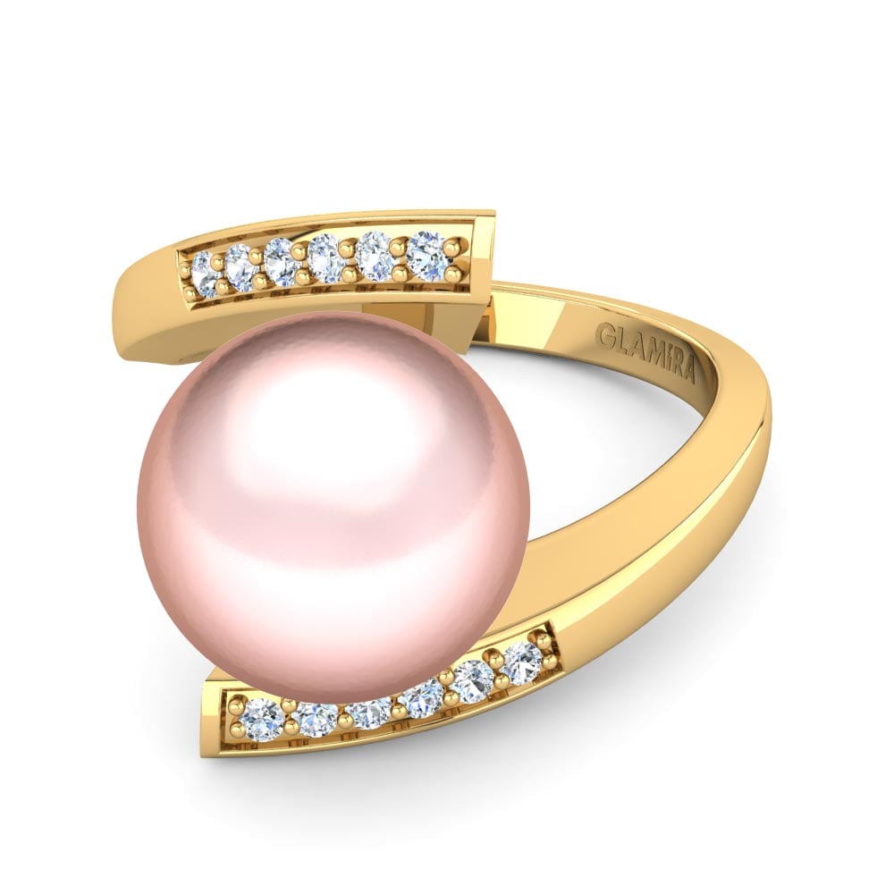 14k Oro Amarillo Anillo Jolisa Ø10 mm