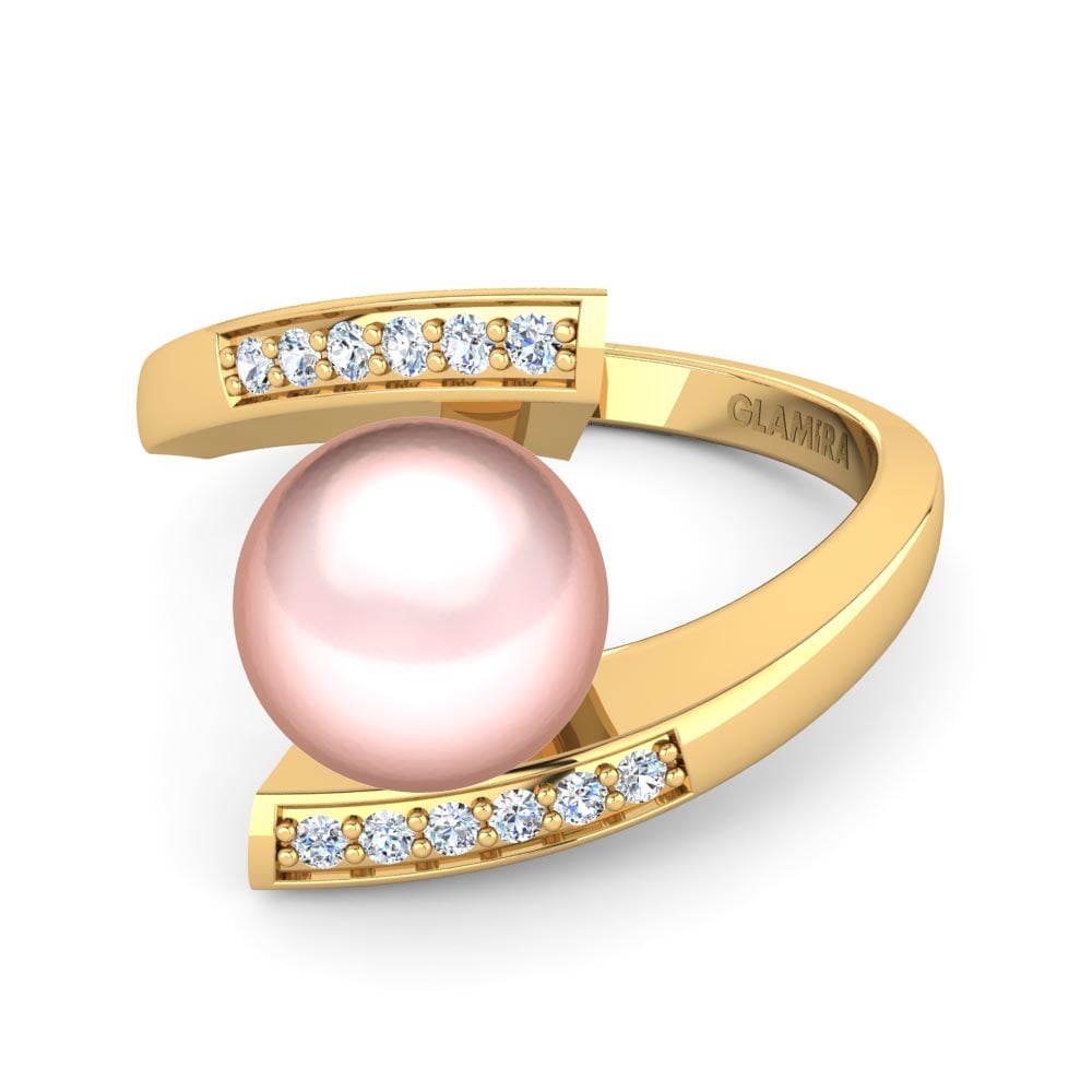 14k Oro Amarillo Anillo Jolisa Ø8 mm