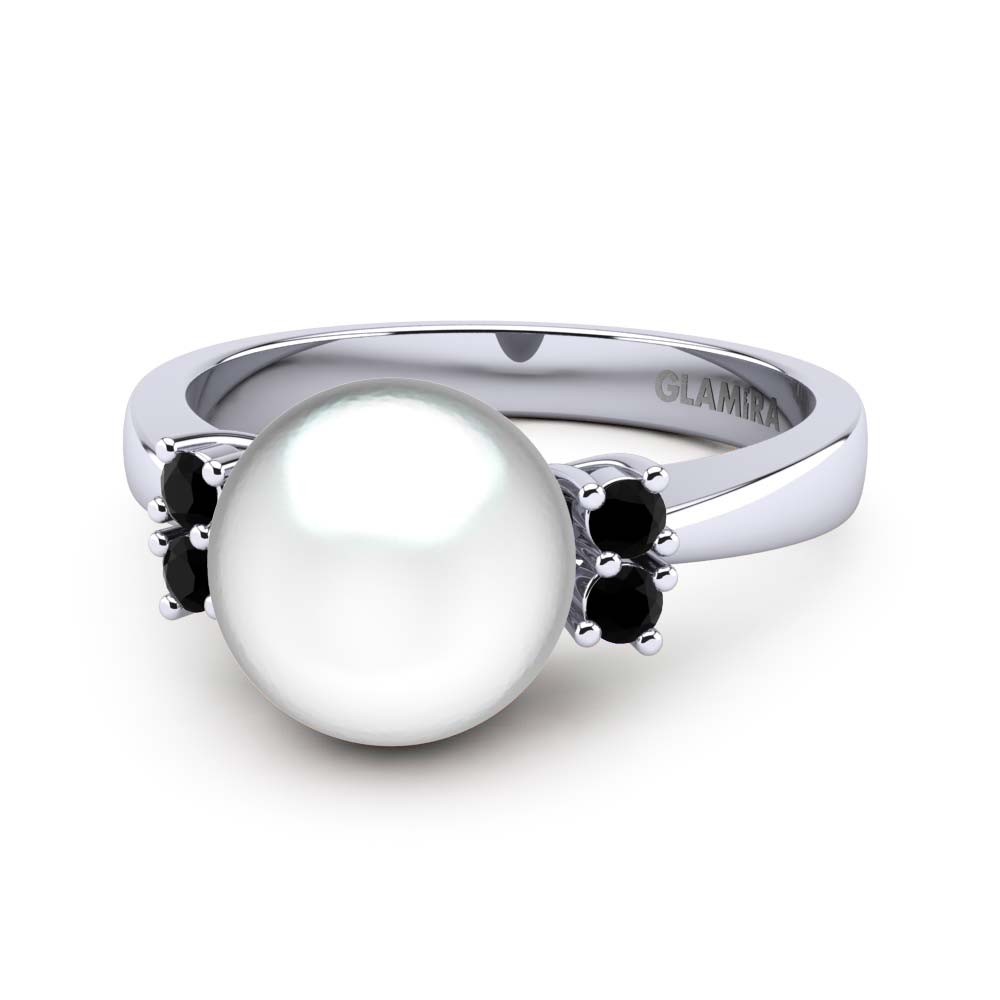 Black Onyx Ring Giselle Ø8 mm