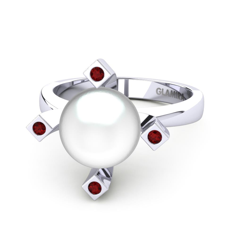 Circonita Roja Anillo Margosha Ø8 mm