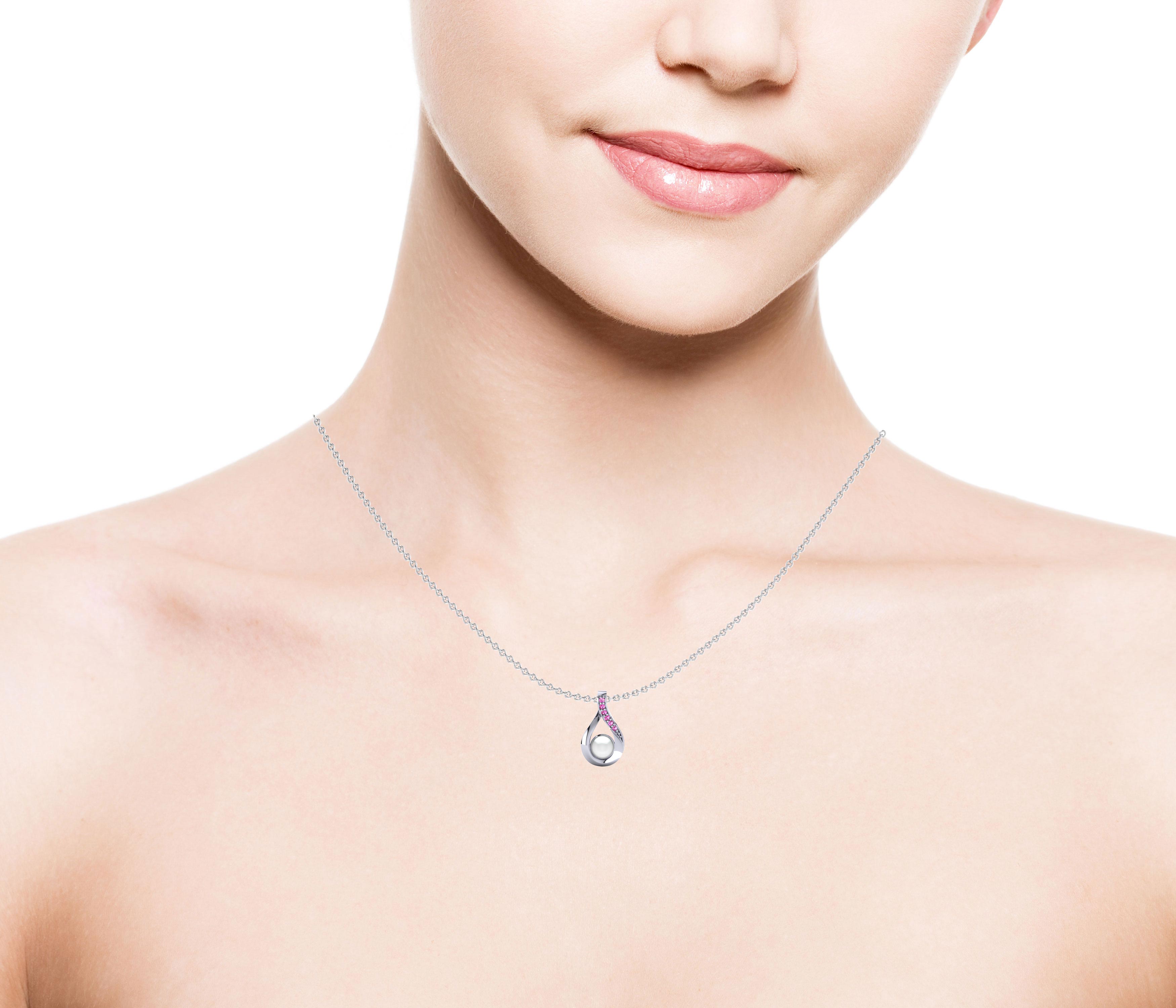 Pink Tourmaline Women's Pendant Loyal Ø4 mm