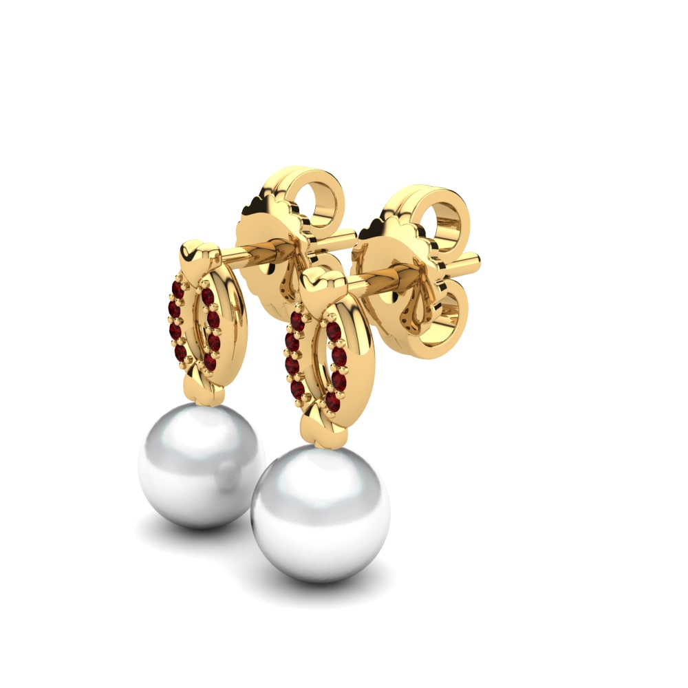 Ruby Women's Earring Lianelis Ø6 mm