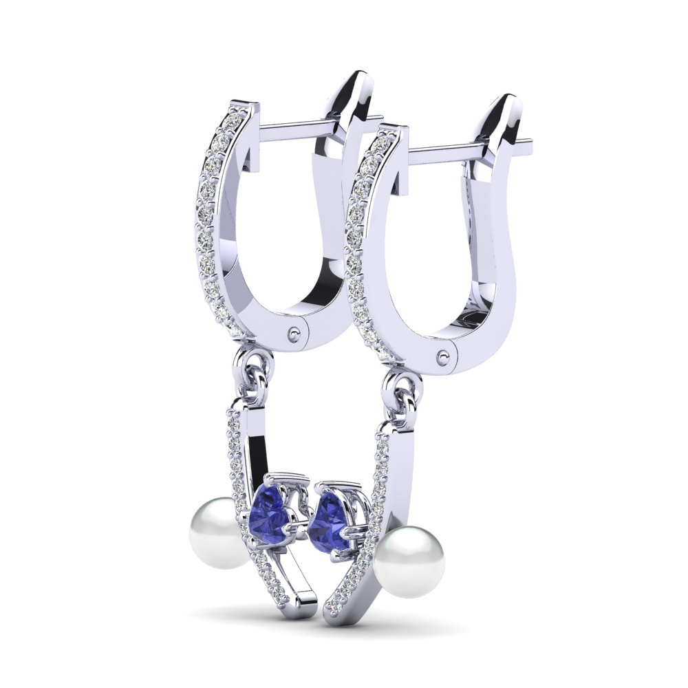 Tanzanite Earring Leronda Ø4 mm