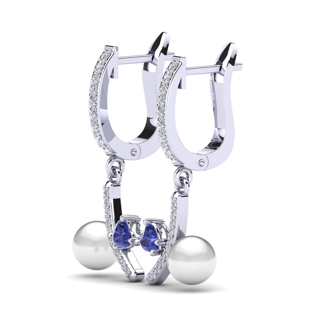 Tanzanite Earring Leronda Ø6 mm