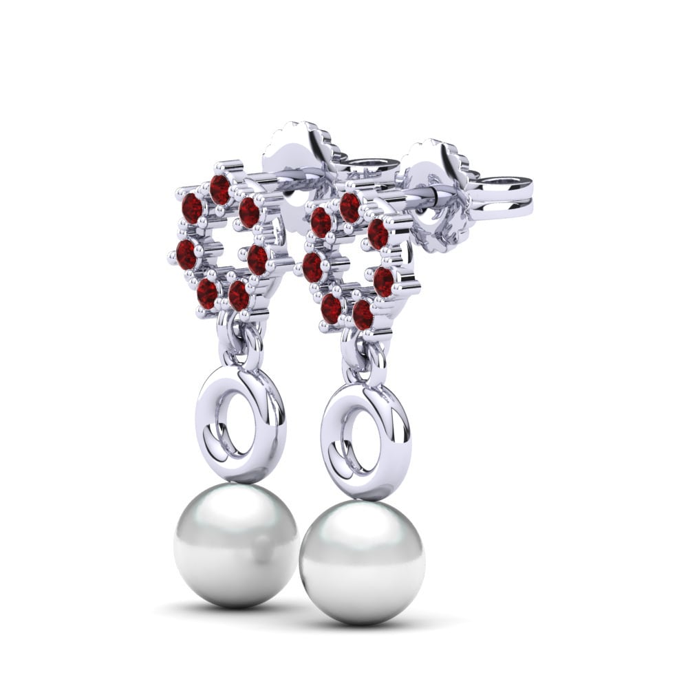 Ruby Women's Earring Kaydlin Ø6 mm