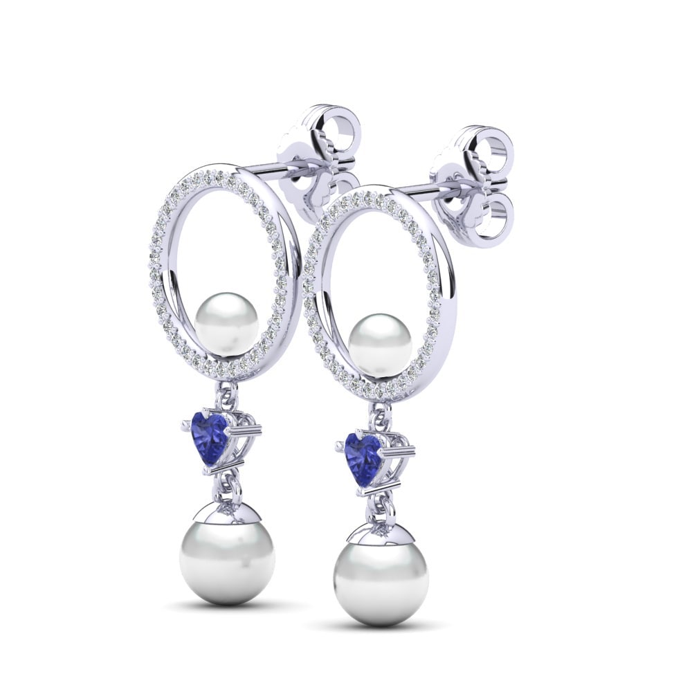 Tanzanite Earring Kanethia Ø6 mm