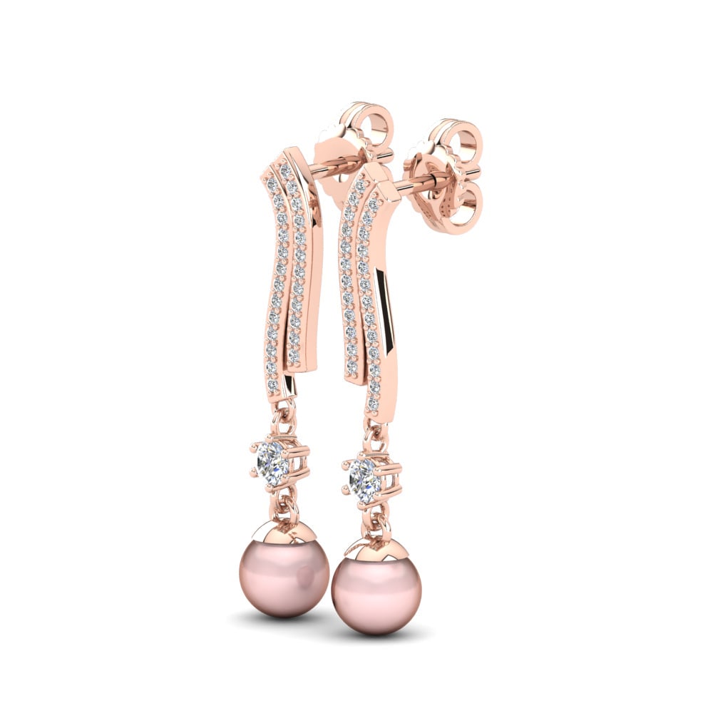 Moissanite Women's Earring Chanika Ø6 mm