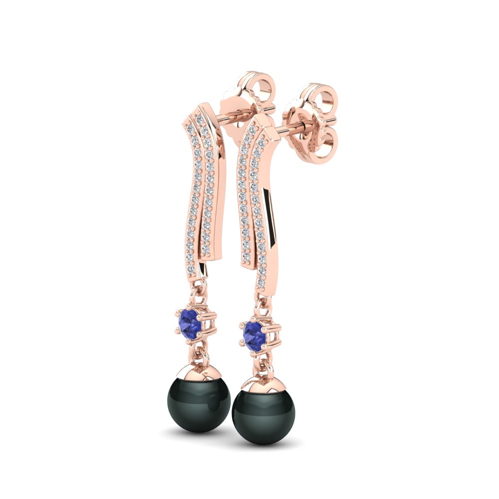 Tanzanite Women's Earring Chanika Ø6 mm