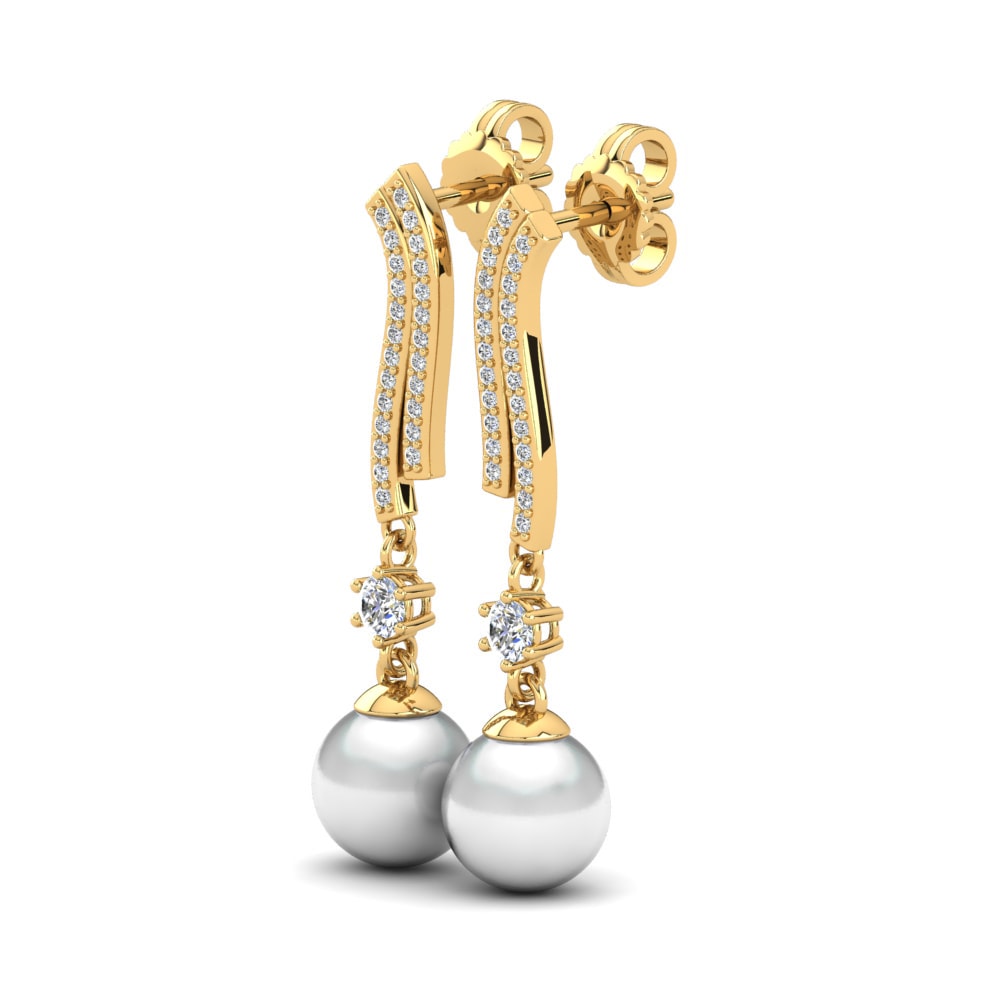 Lab Grown Diamond Women's Earring Chanika Ø8 mm