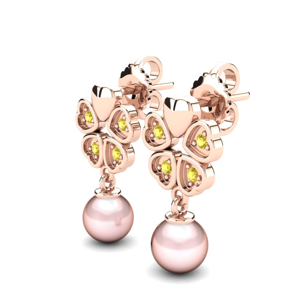 Yellow Sapphire Women's Earring Zemira