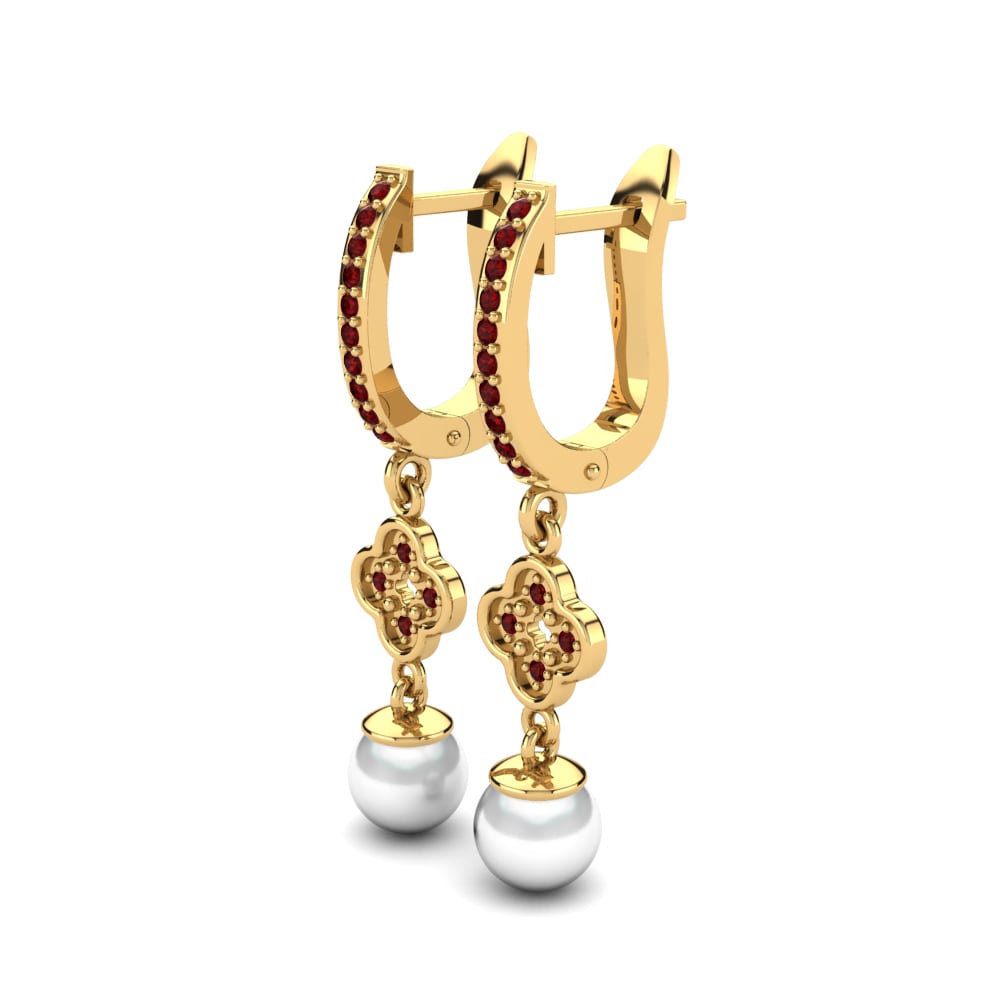 Ruby Women's Earring Lekathia