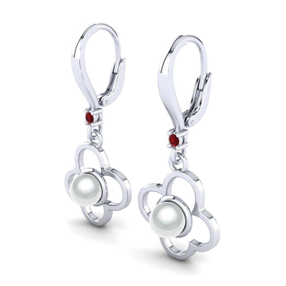 Rubí Pendiente de mujer Lacorya Ø6 mm