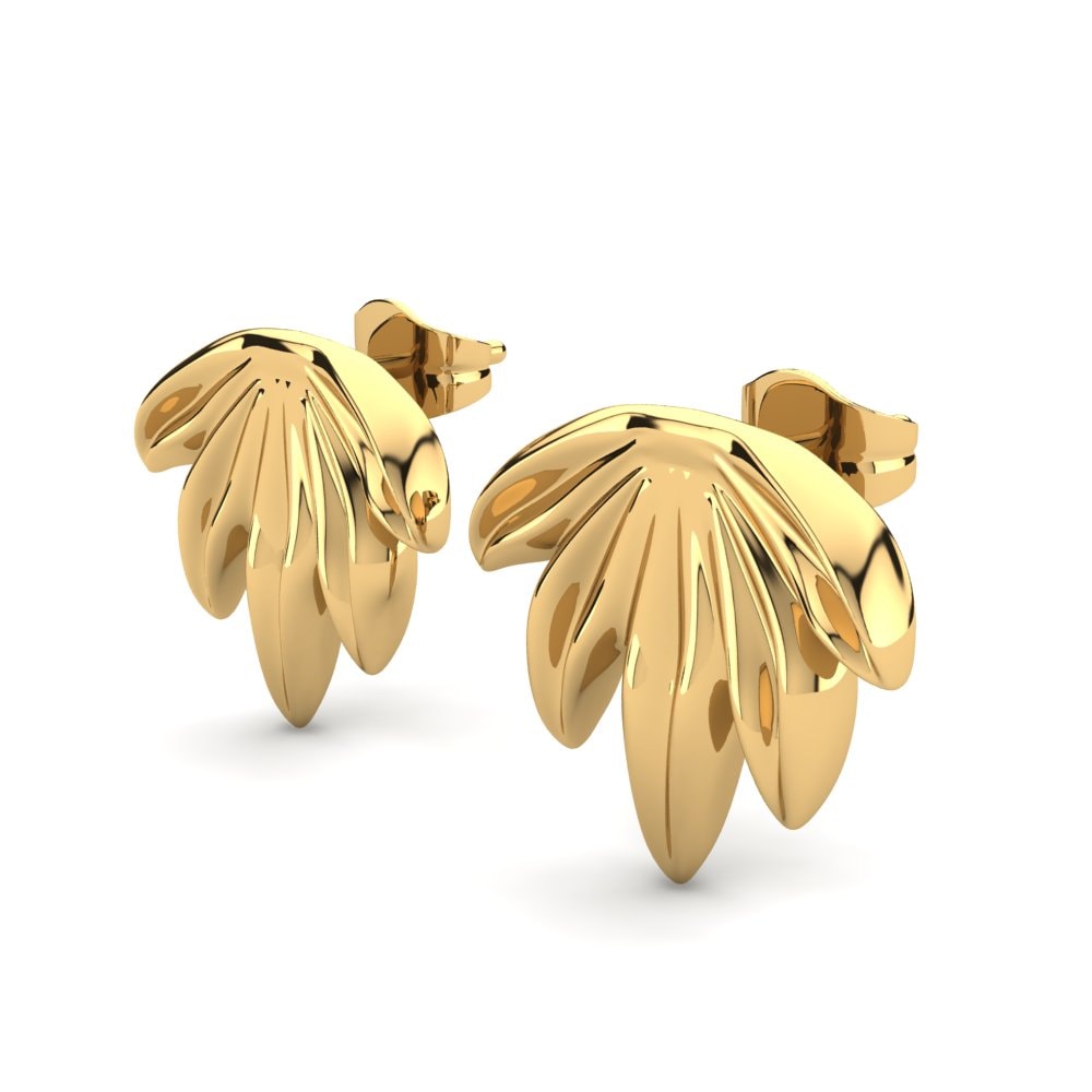 9k Oro Amarillo Pendientes Possibilita