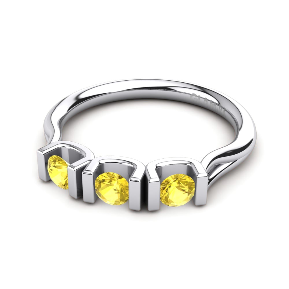 Yellow Sapphire Engagement Ring Prenia