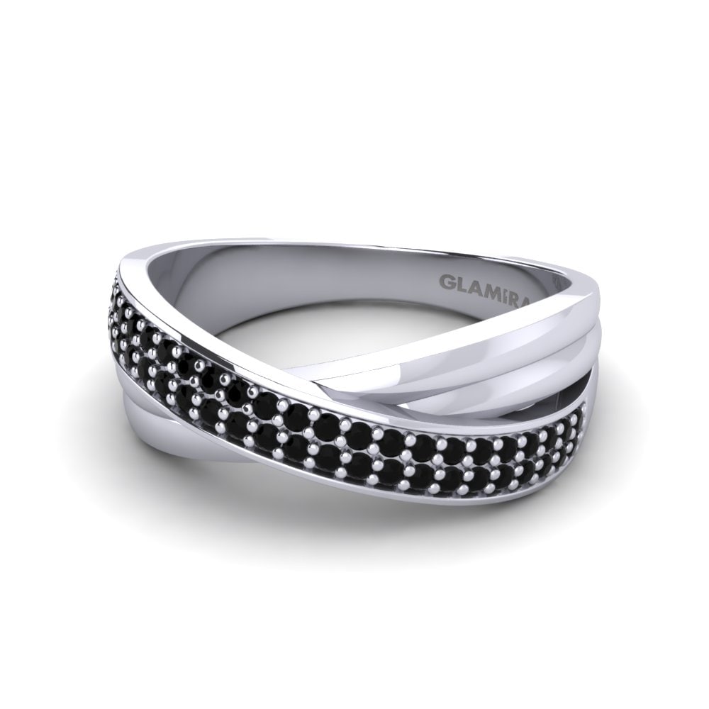 Diamante Negro Anel Zelmira