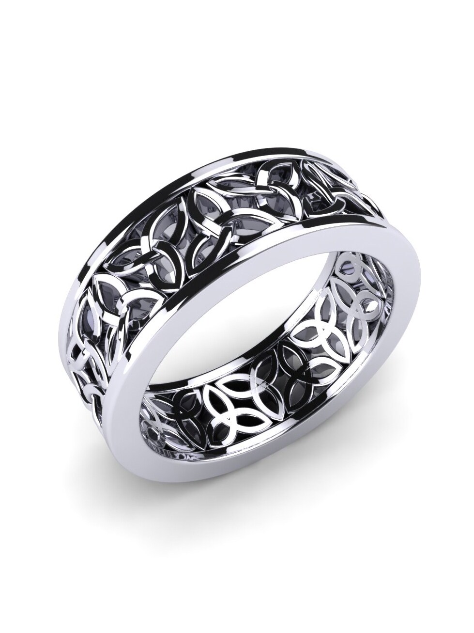 Sac Silver 925 Sterling Silver Plain Celtic Band Ring – 5mm, Unisex, Sizes 4-12