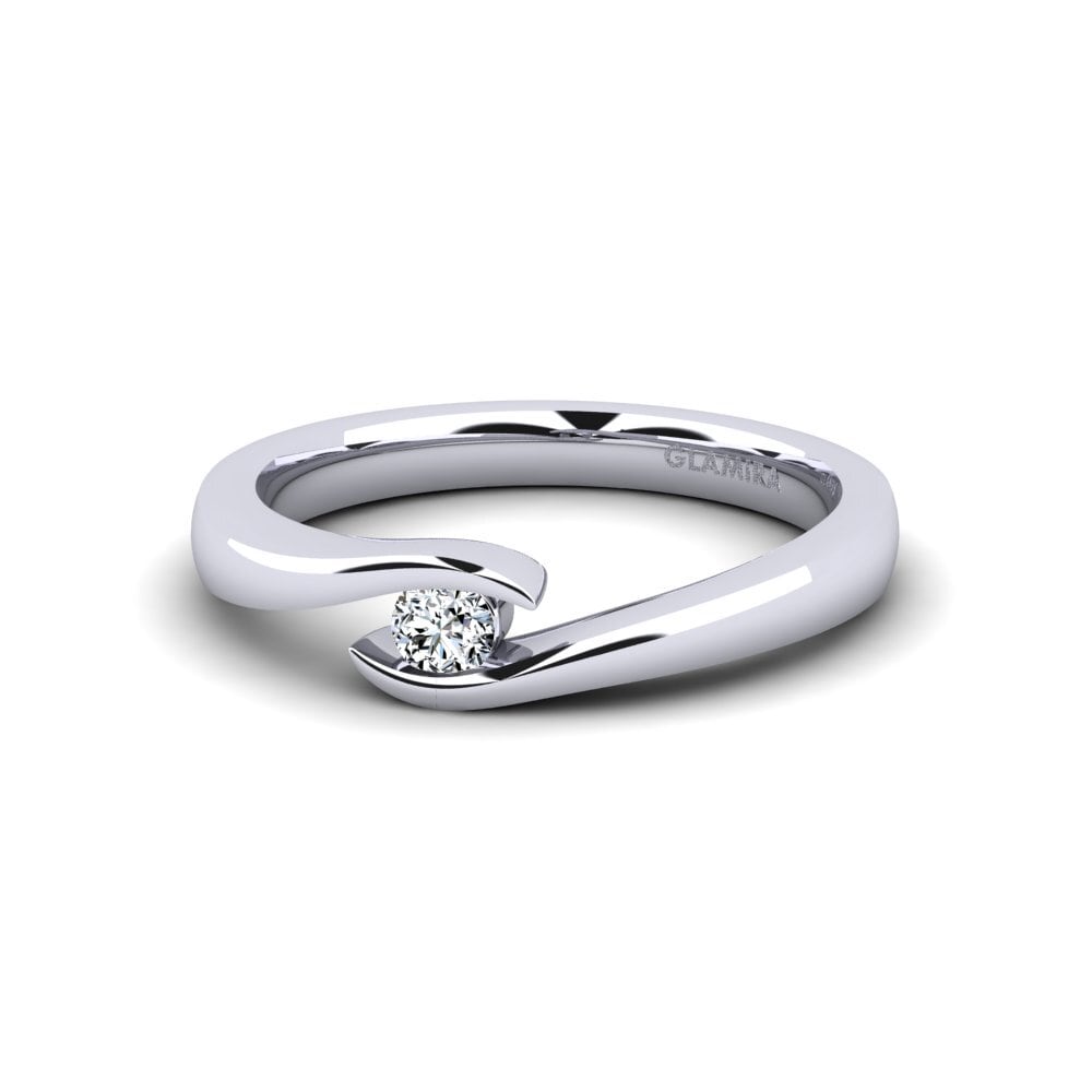 Circonita Anillo de compromiso Tonia 0.1 crt