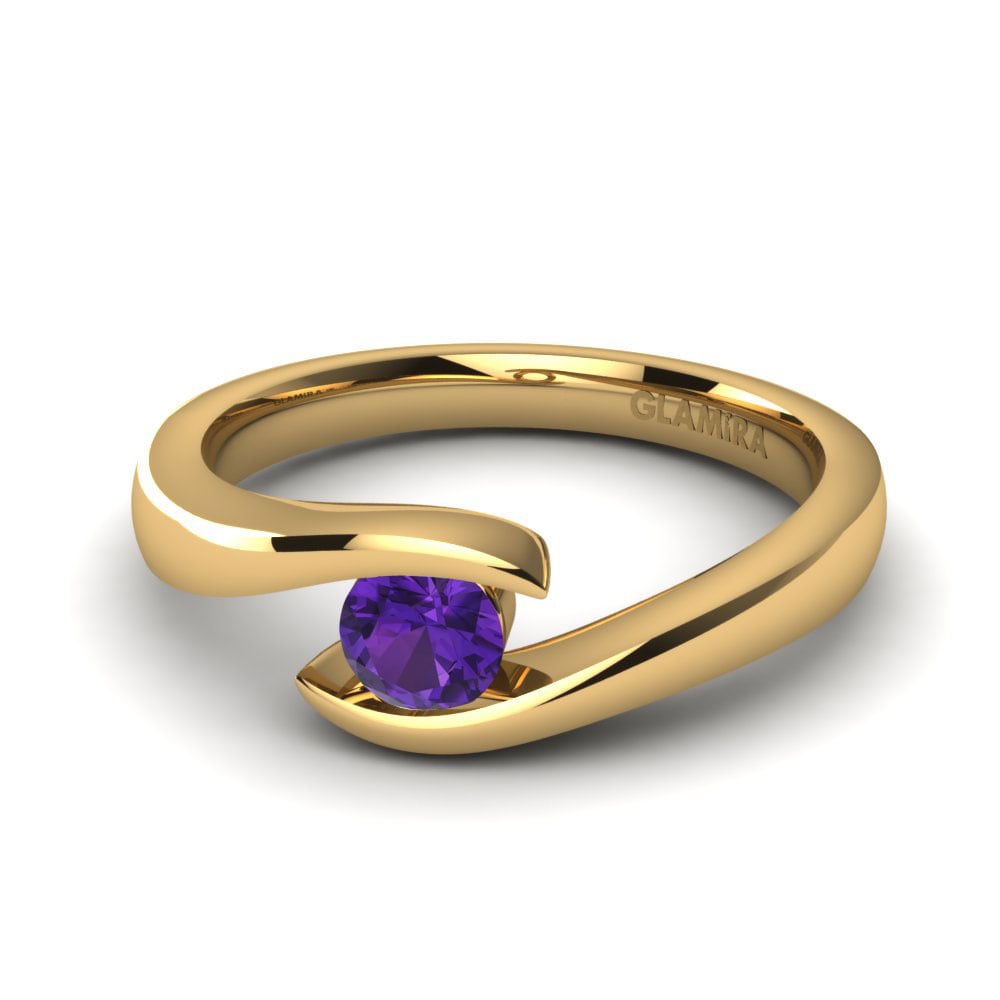 Améthyste Bague de fiançailles Tonia 0.25 crt